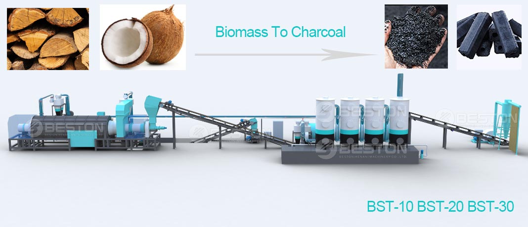 Beston Biochar production equipment for sale