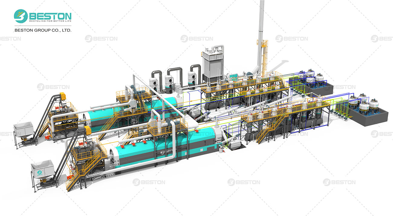 BLL-30 Continuous Plastic Pyrolysis Plant